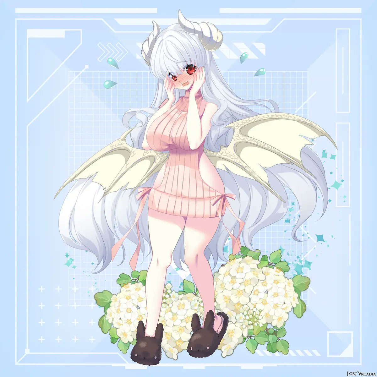 私、夜なべして冬場木枯らし吹いてつめたかろうてせっせとドスケベセーター編んだだよーー。
『Lost Arcadia』(c)Re:version/たぢまよしかづ 