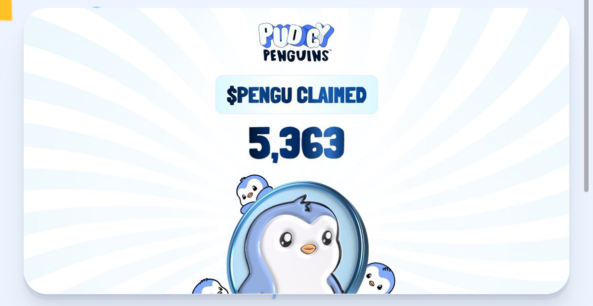 Lerp_sol's tweet image. Is this a good amount…. For me it is as I didn’t think I was getting any!

Thank you @pudgypenguins $Pengu