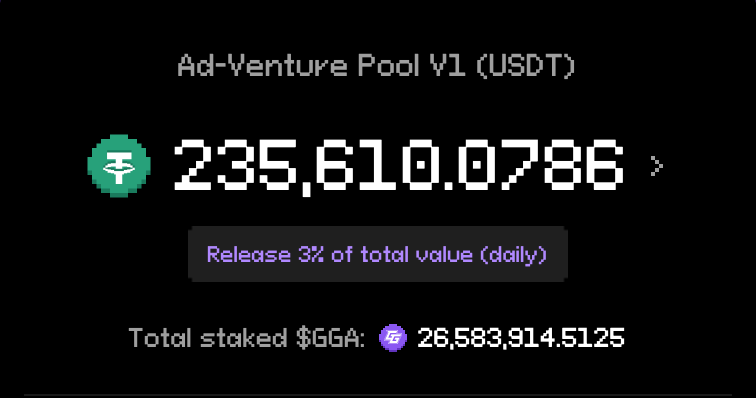 ADAPPTOFFICIAL's tweet photo. #GGA Referral System: Invite to earn AP, mine $GGA, and share the $200,000+ staking #rewardpool! 🚀 https://t.co/SqrtK51OSP