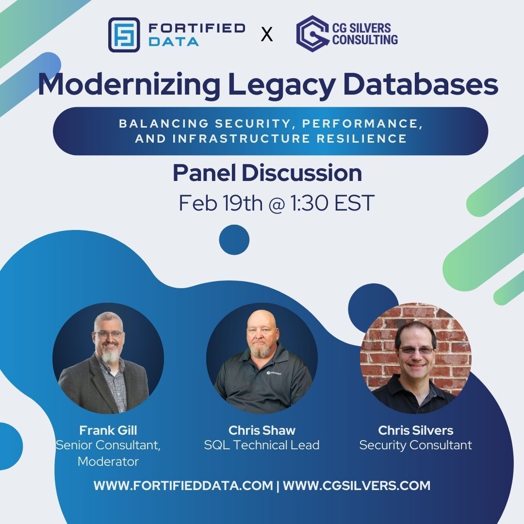 fortifieddata's tweet image. Ready to modernize your legacy databases? Join our interactive panel discussion and get your questions answered by industry experts.
Register now: bit.ly/4gu33v2
#DatabaseModernization #LegacySystems #CloudMigration #TechLeaders #ITInnovation