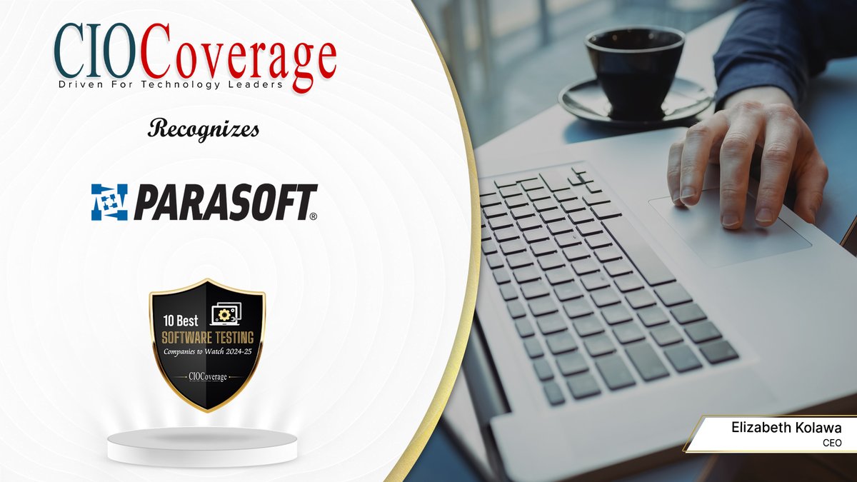 CioCoverage's tweet photo. Shaping the Future! @Parasoft and Elizabeth Kolawa, CEO Featured Among the 10 Best Software Testing Companies of 2024-25

Read here: https://t.co/mknDonjBHl

#ciocoverage #SoftwareTesting2024 #tech2025 #Testing #SoftwareTesting2024 #QAInnovation #TestingLeaders  #TechLeadership https://t.co/hY6L86gqL0
