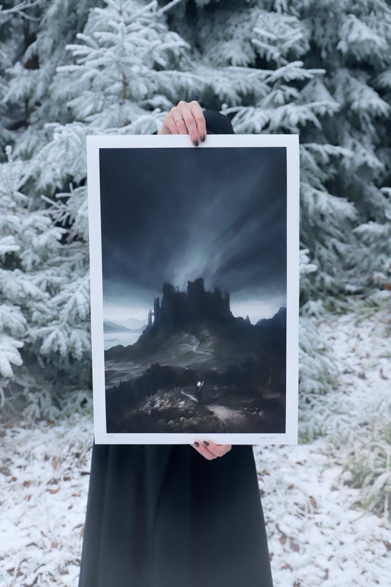 PailletMaena's tweet photo. My paintings for the official French and Italian covers of The Witcher book series are finally available in limited prints ! 

 Get them here : https://t.co/4vdKtqAkKt https://t.co/6f0YmqWKCk