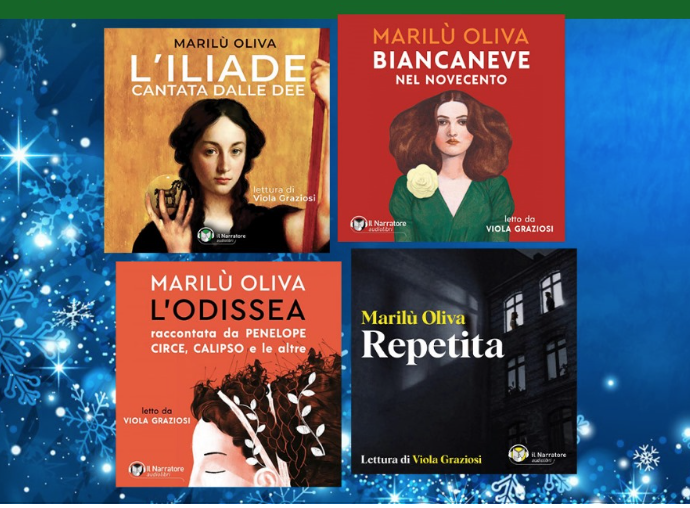 🗣️Vuoi un consiglio per conoscere la voce di Marilù Oliva?
🎧Scopri la speciale promozione: usa il codice OLIVANATALE24 per avere uno sconto di 10€ su una chiavetta USB con 4 titoli di Marilù Oliva + 1 a tua scelta 
Vai su ilNarratore.com: bit.ly/3VEQAN9