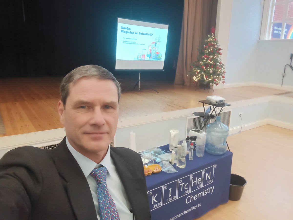 The #KitchenChemist was on the road again yesterday. Newmarket U3A were looking into whether Santa was a magician or a scientist with the #ScienceOfSanta.

<a href="/UEA_Chemistry/">UEA Chemistry</a> <a href="/UEAPhysics/">UEA Physics</a> <a href="/engineeringuea/">UEA School of Engineering</a> <a href="/PhysicsNews/">Institute of Physics</a> <a href="/RoySocChem/">Royal Society of Chemistry</a>