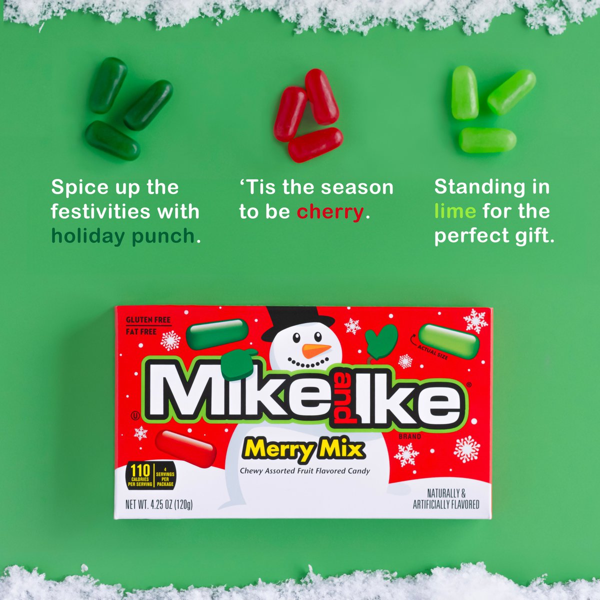 mikeandike's tweet image. A splash of festive fun in every bite, making your season extra bright. ☃️
