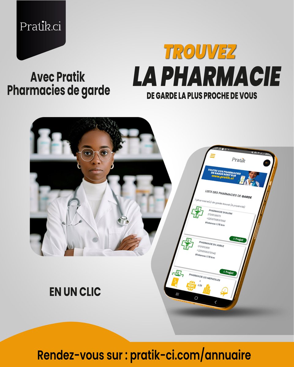 PratikContact's tweet photo. Rendez-vous sur : https://t.co/o0vij8l6bY

#pratik #pratikcôtedivoire #annuaire #annuairedigitaldesentreprises #annuairedigital #immobilier #news #pharmaciessdegarde https://t.co/6ccEKrQh3P