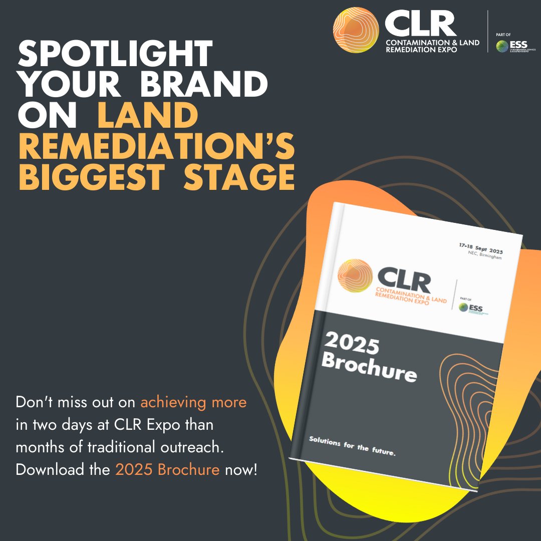 Download the 2025 Contamination &amp; Land Remediation Expo (CLR Expo) Brochure here: hubs.la/Q02_Wlzq0

Don’t just watch from the side-lines - make your mark where it matters most!
Enquire now:
hubs.la/Q02-vyxV0