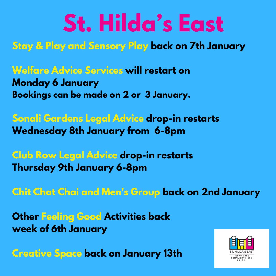 St Hilda's East tweet media