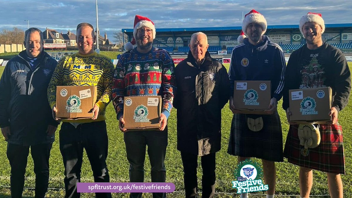 Peterhead FC Community Foundation (@peterheadfccf) on Twitter photo In conjunction with the <a href="/SPFLTrust/">SPFL Trust</a>, we distributed Festive Friends Hampers to bring Xmas cheer to those either experiencing loneliness, vulnerability or going through a tough time.
👉pfccf.co.uk/2024/12/17/fes…
#TacklingIsolation #OurToonOurCommunity In conjunction with the <a href="/SPFLTrust/">SPFL Trust</a>, we distributed Festive Friends Hampers to bring Xmas cheer to those either experiencing loneliness, vulnerability or going through a tough time.
👉pfccf.co.uk/2024/12/17/fes…
#TacklingIsolation #OurToonOurCommunity