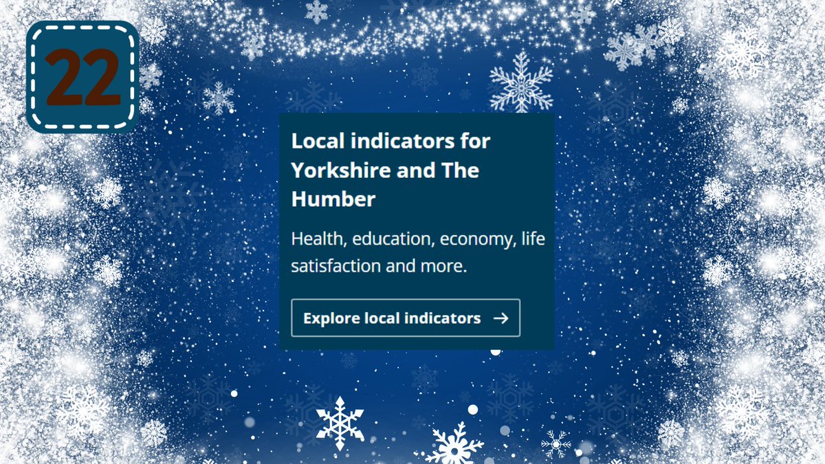 @PHUpNorth (@phupnorth) on Twitter photo #PHadventcalendar the <a href="/ONS/">Office for National Statistics (ONS)</a> local indicators dashboard provides data and trends at a regional and local level, covering health & wellbeing, education, economy, housing & connectivity.
…lore-local-statistics.beta.ons.gov.uk/areas/E1200000… #PHadventcalendar the <a href="/ONS/">Office for National Statistics (ONS)</a> local indicators dashboard provides data and trends at a regional and local level, covering health & wellbeing, education, economy, housing & connectivity.
…lore-local-statistics.beta.ons.gov.uk/areas/E1200000…