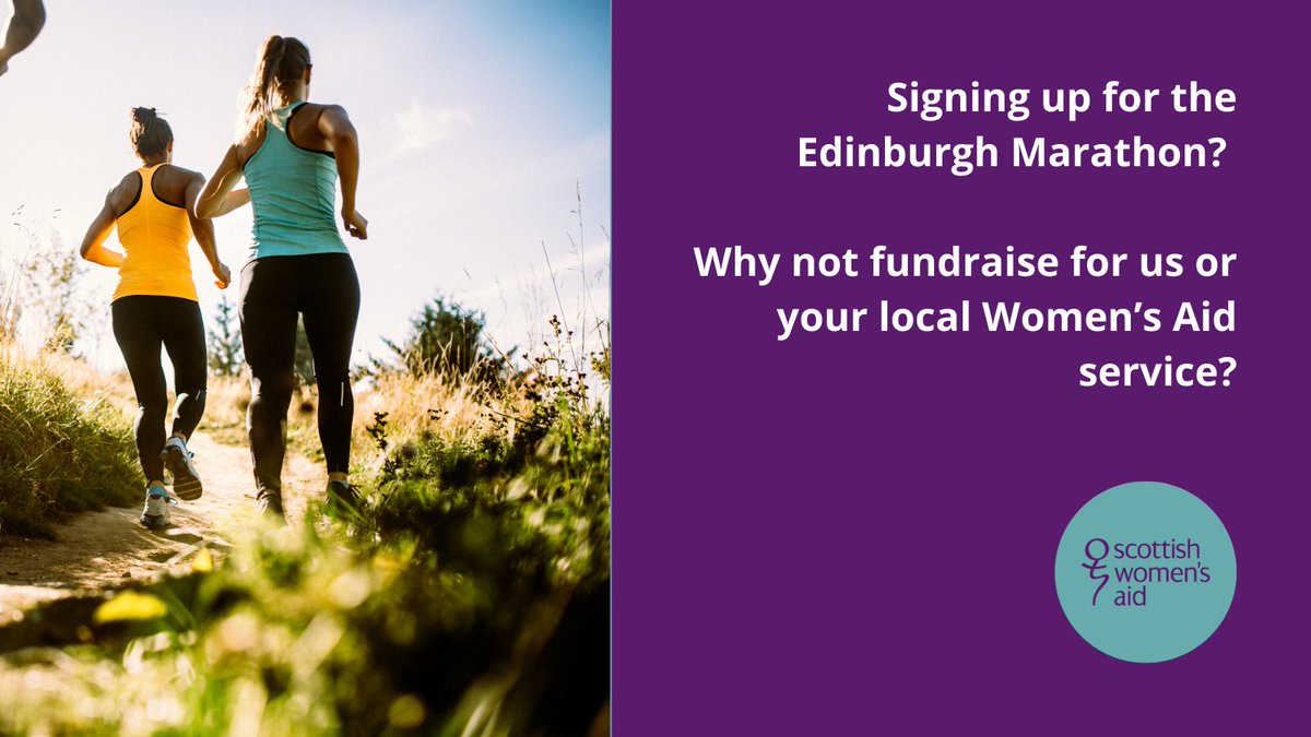 Whether it’s a 5k or a marathon, join thousands of people running at the Edinburgh Marathon Festival in May 2025. You can help support our vital work to end domestic abuse in Scotland and create change that lasts for women, children and young people. Register now: