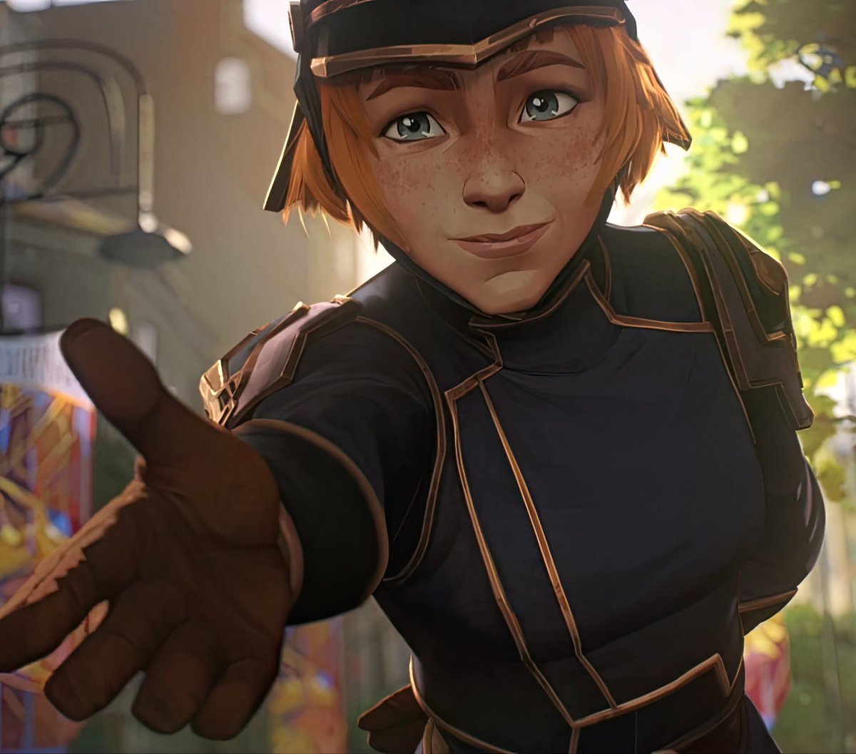 ohwowgwen's tweet photo. “can you please be a normal cute enforcer?” i asked maddie. “fuckkk youu!” said maddie, who was actually the fuck you guy https://t.co/tPwRwdegRh