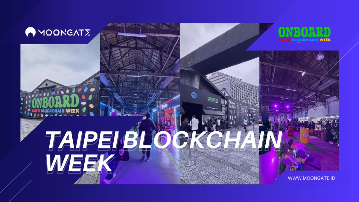 Moongate's tweet photo. As @TaipeiWeek draws to a close this week, we are honored as the official ticket provider for the event, welcoming over 8,000 attendees. The conference provided a fantastic platform for innovators and enthusiasts to connect, share ideas, and advance the blockchain ecosystem.

Thank you to everyone who participated and contributed to the success of TBW 2024—we look forward to seeing you all next year!