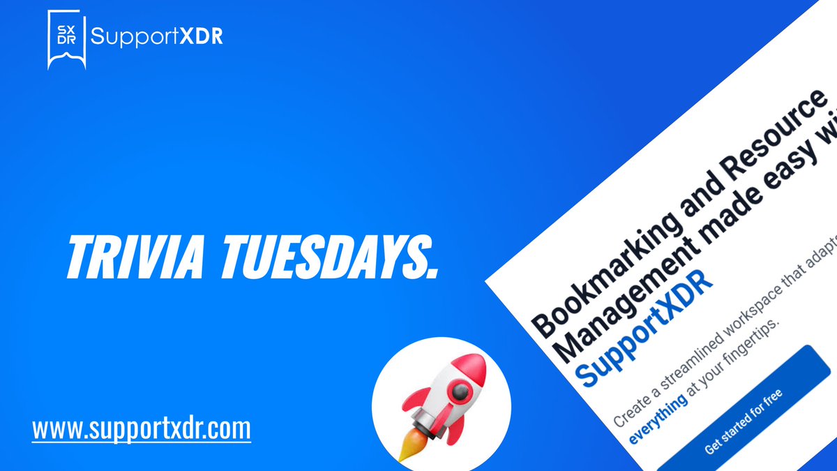 Trivia time! 🎉

What’s the most overlooked step in a smooth onboarding process? 🤔

A) Clear documentation 📄
B) Accessible resources 📚
C) Team introductions 🤝
D) Defined goals 🎯

Drop your answers below &amp; let’s see who’s on top of their onboarding game! 👀✨ #SupportXDR