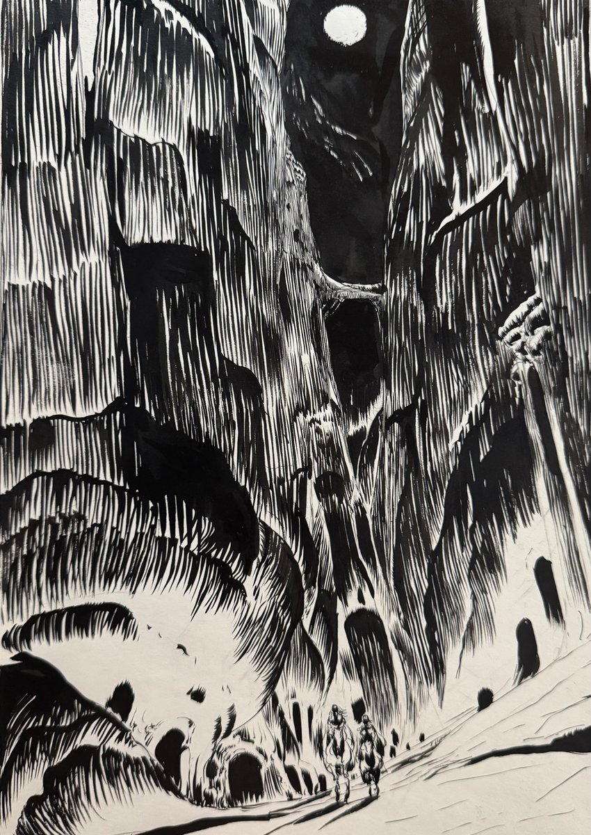 YoshitakaAmanoO's tweet photo. Ink paint🖊️
A work of the past. https://t.co/eN8WbTlBFo