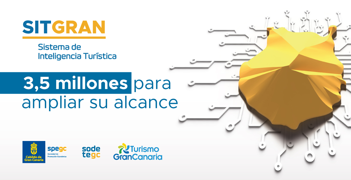 SPEGC (@spegc) on Twitter photo El <a href="/minturgob/">Ministerio de Industria y Turismo</a> ha concedido al @cabildodegrancanaria 3,5 M€ para el despliegue del SITGRAN+, que permitirá extender el alcance del proyecto.
Ha sido el proyecto mejor valorado en su modalidad; con 88,5 puntos, ha obtenido la mejor puntuación de los 14 proyectos que estimados. El <a href="/minturgob/">Ministerio de Industria y Turismo</a> ha concedido al @cabildodegrancanaria 3,5 M€ para el despliegue del SITGRAN+, que permitirá extender el alcance del proyecto.
Ha sido el proyecto mejor valorado en su modalidad; con 88,5 puntos, ha obtenido la mejor puntuación de los 14 proyectos que estimados.