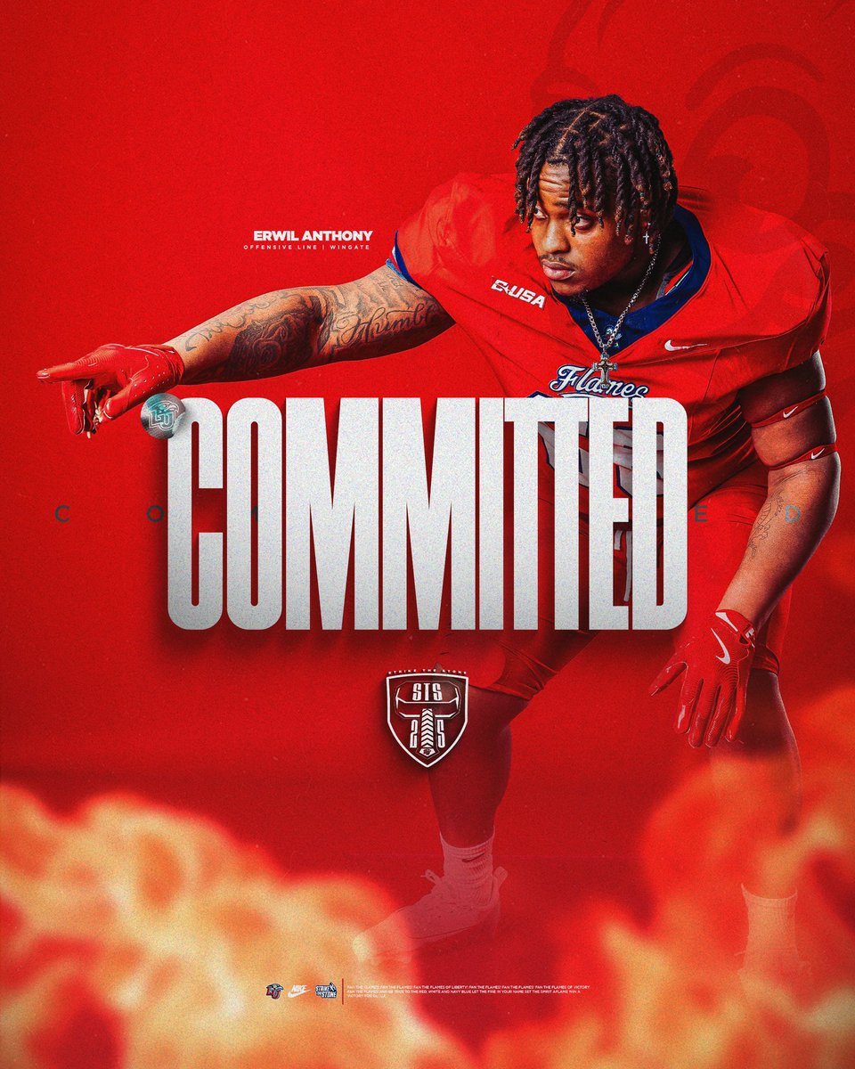 Erwil Anthony (@erwila2022) on Twitter photo Committed!!! Go Flames 🔥 <a href="/CoachChadwell/">Jamey Chadwell</a> <a href="/CoachNateHope/">Nate Hope</a> <a href="/coachbilldurkin/">Bill Durkin</a> <a href="/coachcarter63/">Trey Carter</a> <a href="/NKostarelos/">Nik Kostarelos</a> <a href="/LibertyFootball/">Liberty Football</a> Committed!!! Go Flames 🔥 <a href="/CoachChadwell/">Jamey Chadwell</a> <a href="/CoachNateHope/">Nate Hope</a> <a href="/coachbilldurkin/">Bill Durkin</a> <a href="/coachcarter63/">Trey Carter</a> <a href="/NKostarelos/">Nik Kostarelos</a> <a href="/LibertyFootball/">Liberty Football</a>