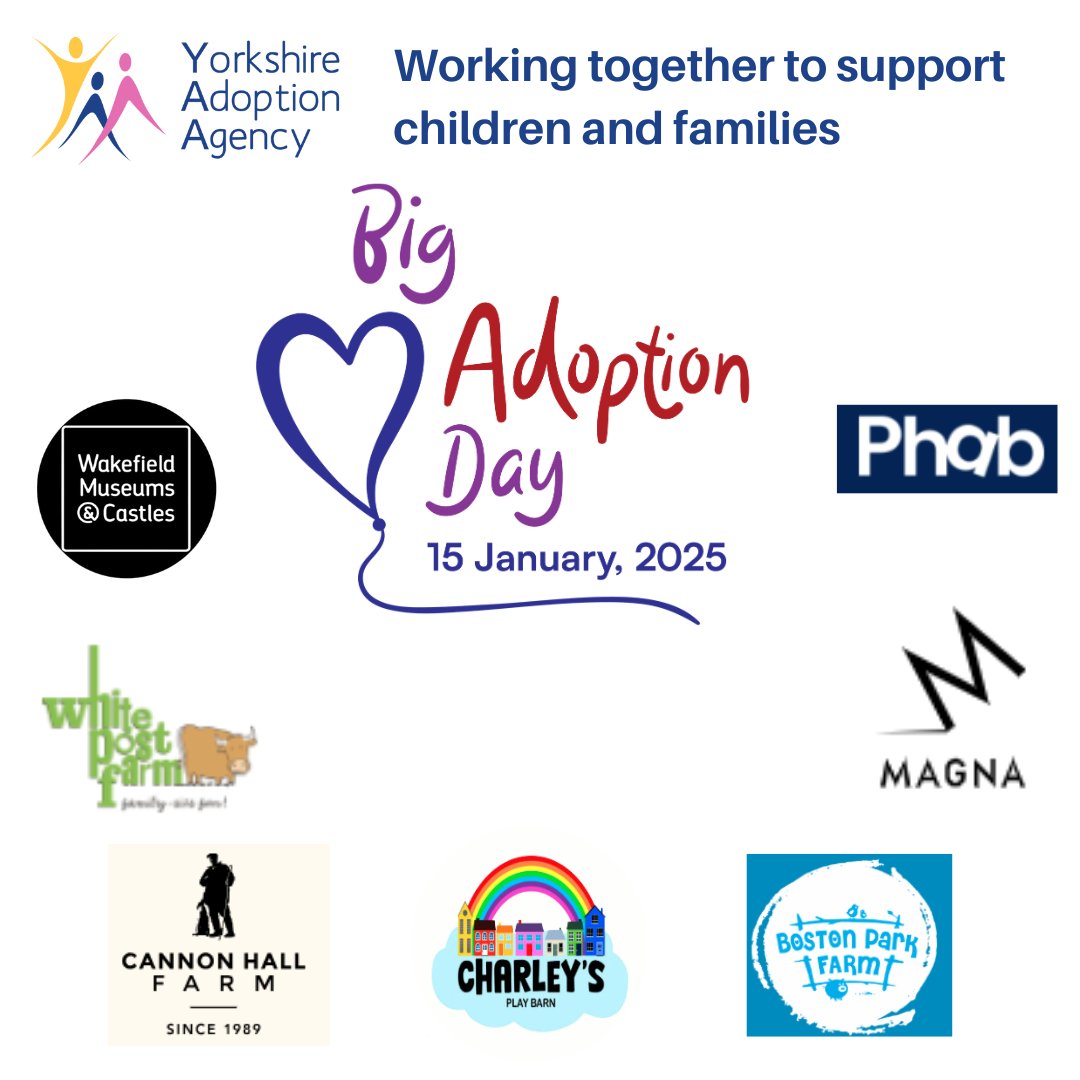 Y_Adopt's tweet image. More supporters have joined in to take part in #BigAdoptionDay 2025! 😊yorkshireadoptionagency.org.uk/big-adoption-d…
#VoluntaryAdoptionAgency #Adoption #AdopterChoice