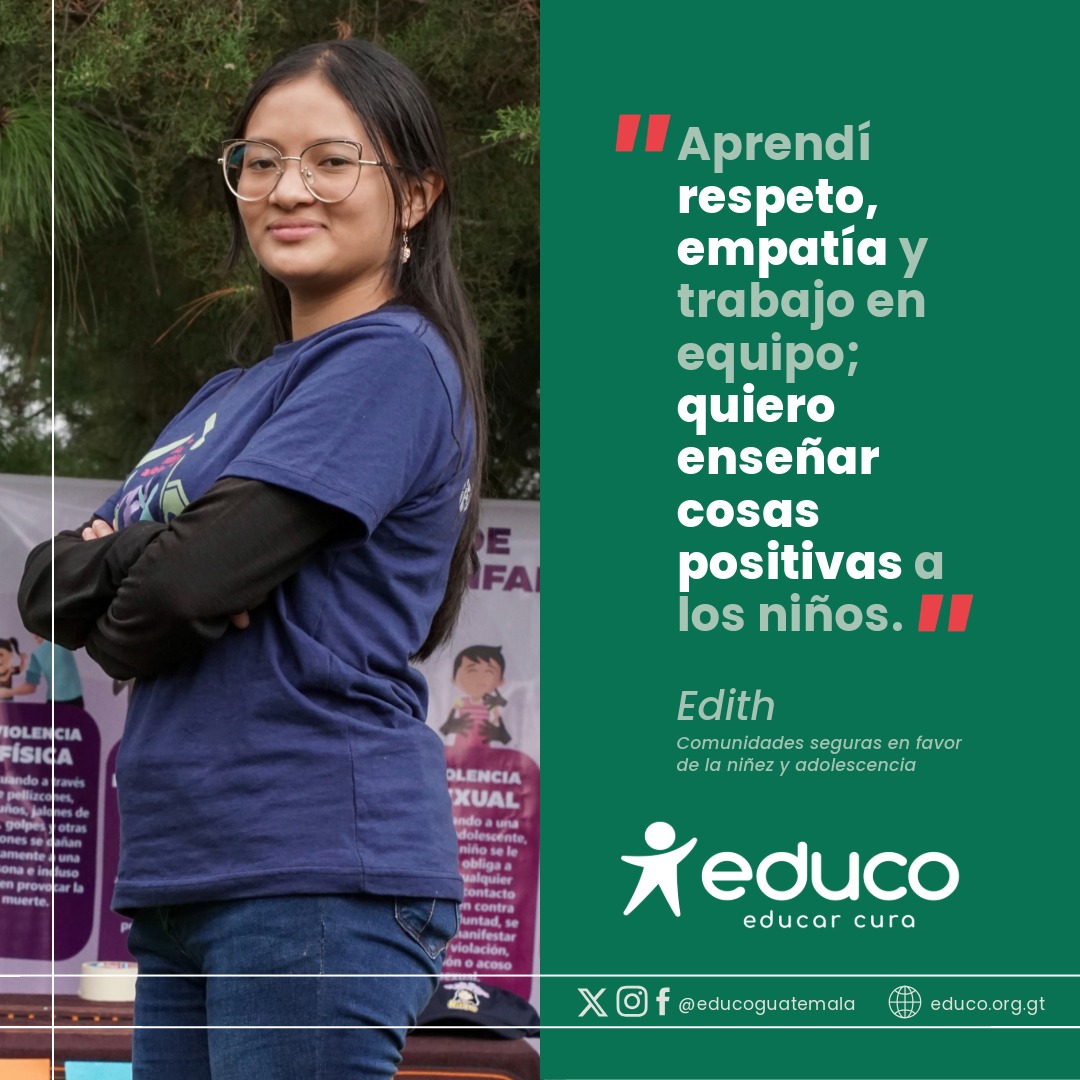¡Cuando sea grande, quiere ser maestra! 👩‍🏫💖 Su sueño es inspirar a muchos niños con valores y lecciones positivas que los ayuden a crecer. 🌱🌈

💬 ¿Quién más aquí cree que los sueños grandes empiezan con pequeños pasos?

<a href="/CentroDePazBF/">CPBF</a>
#EducarCura #EducoGuatemala