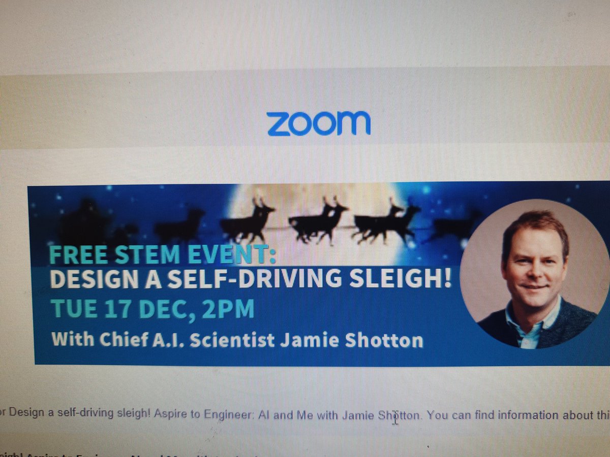 Students <a href="/keslichfield/">KES Lichfield</a> enjoying a lecture on AI and Self-driving cars with <a href="/Jamie_Shotton/">Jamie Shotton</a> Thank you!   <a href="/Big_Ideas_Co/">Big Ideas</a> #sleighforsanta