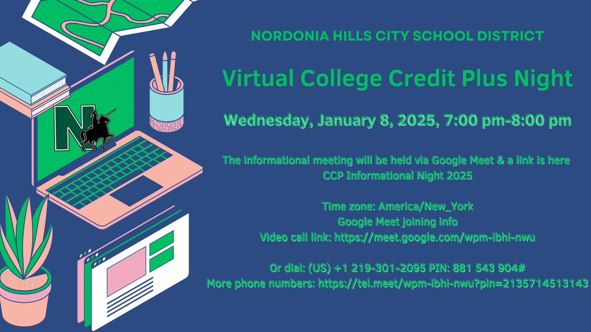 Dr. Smith (@norknightssmith) on Twitter photo CCP Information Night Wednesday, Jan. 8, 2025, 7 pm! Hope to see you there! <a href="/NordoniaSchools/">Nordonia Schools</a> CCP Information Night Wednesday, Jan. 8, 2025, 7 pm! Hope to see you there! <a href="/NordoniaSchools/">Nordonia Schools</a>