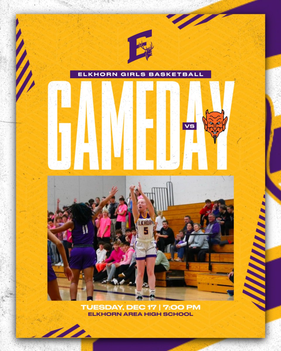 The Girls host the Demons tonight at 7 pm for their Varsity Basketball matchup!! #GOELKS