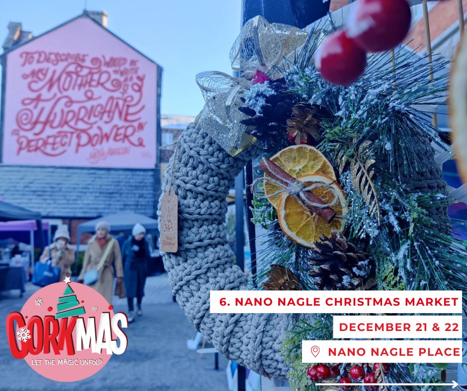 Corkmas (@corkmas_cork) on Twitter photo With just over one week to Christmas there are still plenty of festive events taking place in Cork.
We have the full listing of events on corkmas.ie
<a href="/NanoNaglePlace/">Nano Nagle Place</a> @DanceCorkFC <a href="/corkcitylibrary/">Cork City Libraries</a> <a href="/SFB_Cork/">St Fin Barre's Cathedral Cork</a>
#CorkmasInCork With just over one week to Christmas there are still plenty of festive events taking place in Cork.
We have the full listing of events on corkmas.ie
<a href="/NanoNaglePlace/">Nano Nagle Place</a> @DanceCorkFC <a href="/corkcitylibrary/">Cork City Libraries</a> <a href="/SFB_Cork/">St Fin Barre's Cathedral Cork</a>
#CorkmasInCork