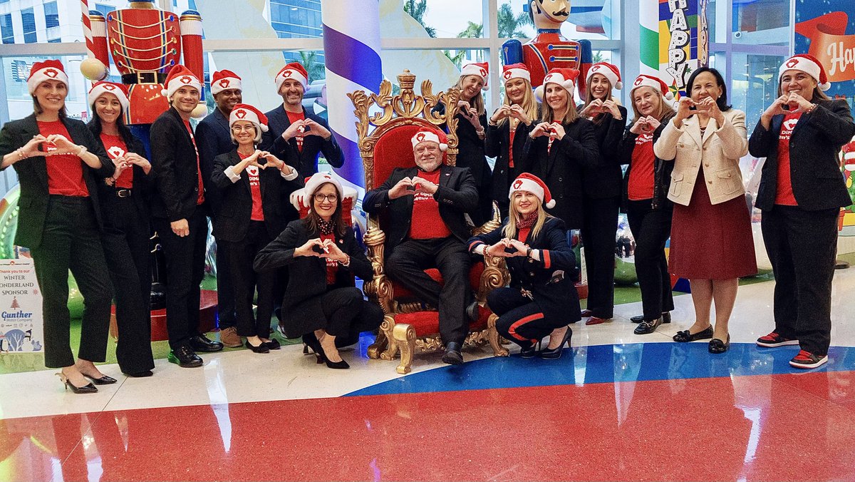 GuntherKia's tweet photo. Spreading holiday cheer at Joe DiMaggio Children’s Hospital has been the highlight of our season! ❄️☃️ We’re so grateful to share joy with the patients, families, and staff who inspire us. ❤️

#JDCH #JDCHKids #HappyHolidays #HolidaySeason https://t.co/S1v7OKpJyN