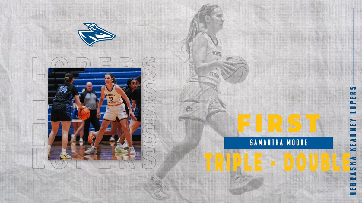 UNK Women's Hoops (@unkwbb) on Twitter photo FIRST TRIPLE-DOUBLE IN PROGRAM HISTORY!
We are so proud of senior Samantha Moore (<a href="/Samantha702123/">Samantha Moore</a> ) who finished last night with 16 Points - 10 Rebounds - 10 Assists!
Sam worked incredibly hard to prepare for her senior season & the results speak for themselves!
#AttackTheDay FIRST TRIPLE-DOUBLE IN PROGRAM HISTORY!
We are so proud of senior Samantha Moore (<a href="/Samantha702123/">Samantha Moore</a> ) who finished last night with 16 Points - 10 Rebounds - 10 Assists!
Sam worked incredibly hard to prepare for her senior season & the results speak for themselves!
#AttackTheDay