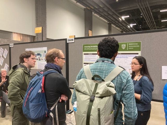 RiceEarthSci's tweet photo. Like many in the #EEPS community, Kathryn Phung and Megan Wright, were in D.C. last week presenting at #AGU24 . These Rice undergraduates are part of the EXPLORE program, which provides support for undergraduate students interested in Earth, Environmental, and Planetary Sciences. https://t.co/E2lmlLvmsZ
