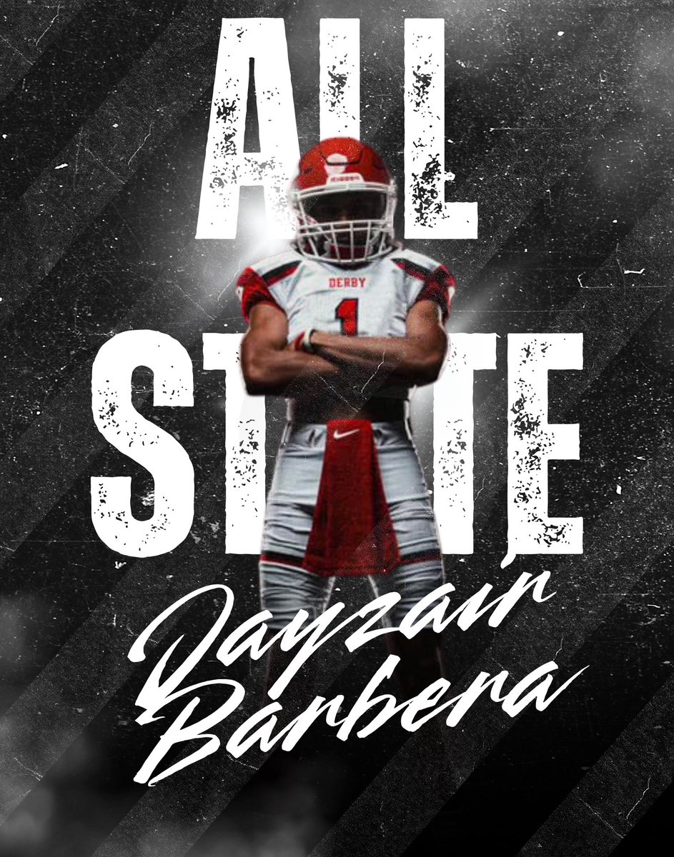 CoachClark203's tweet photo. Congratulations to Senior Captain Jayzair Barbera on making Class S/SS all state at the DB position. On both sides of the ball Jay lead and played with an elite enthusiasm. Great athlete but an even better young man. Very proud of Jay! https://t.co/jNKyzkCsmN