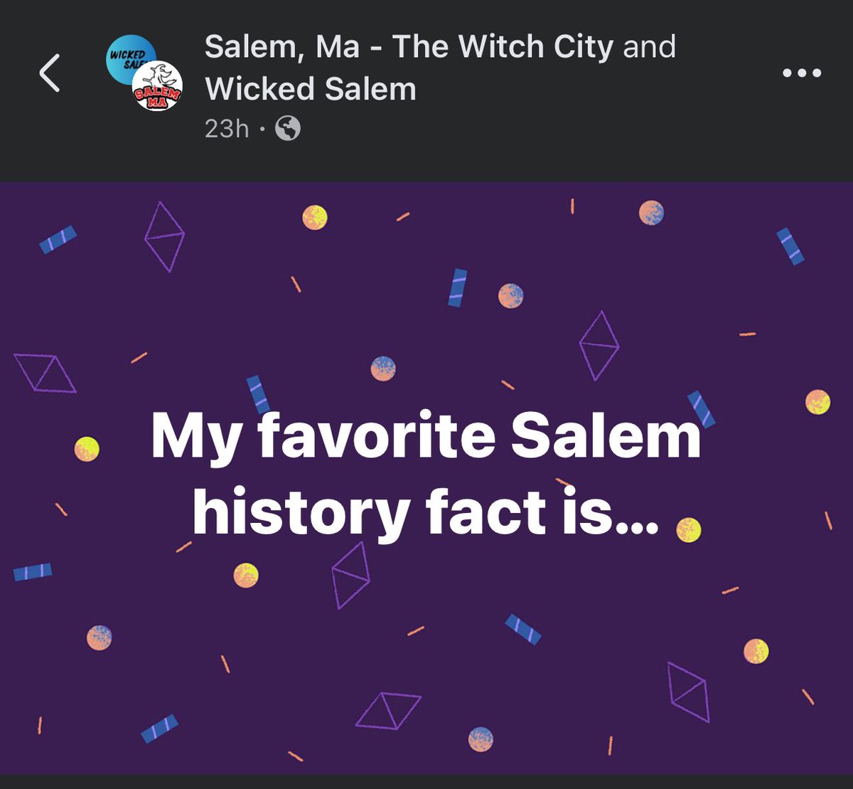 My favorite Salem history fact is…