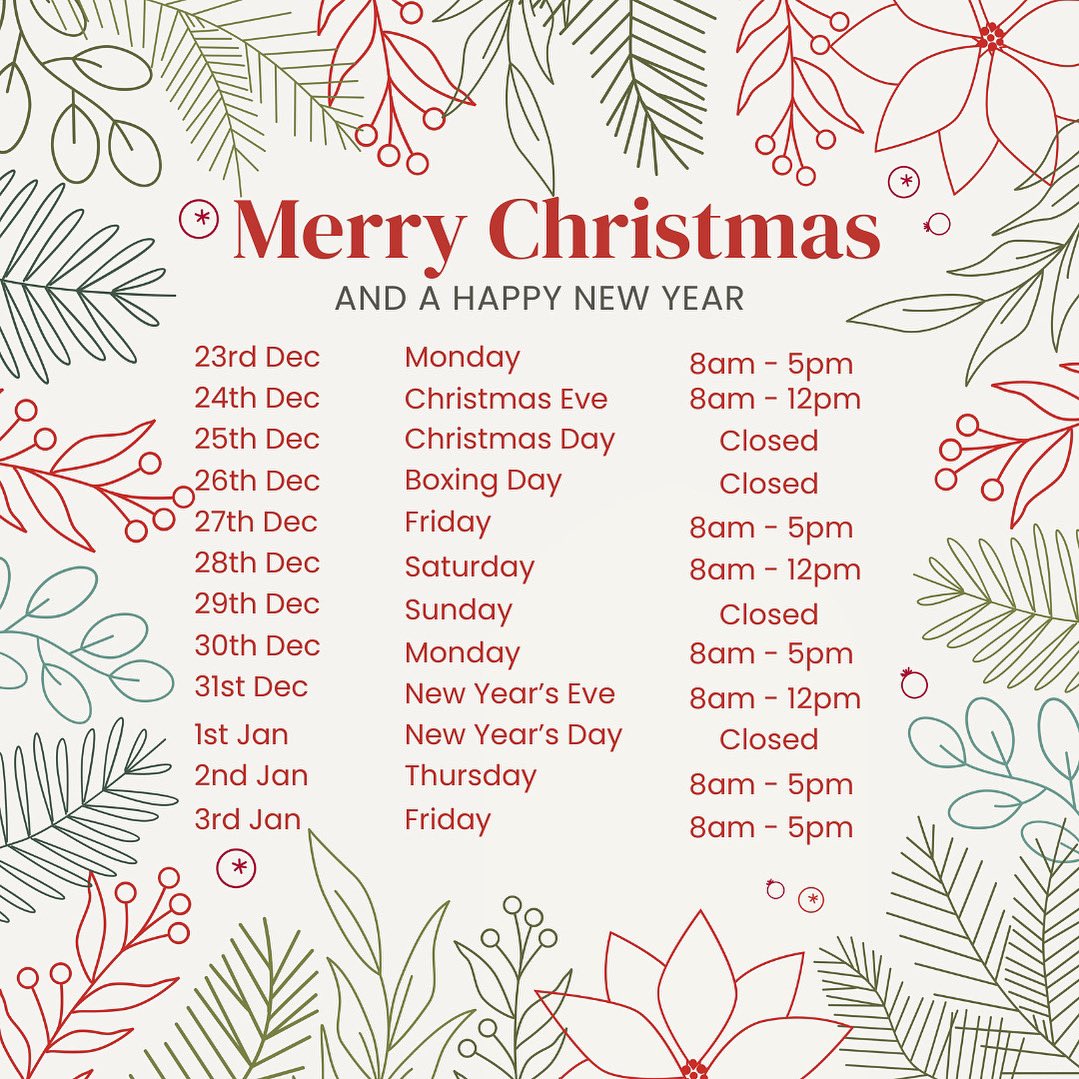Hoegy’s Farm Supply Christmas Hours! 🎄 ⛄️