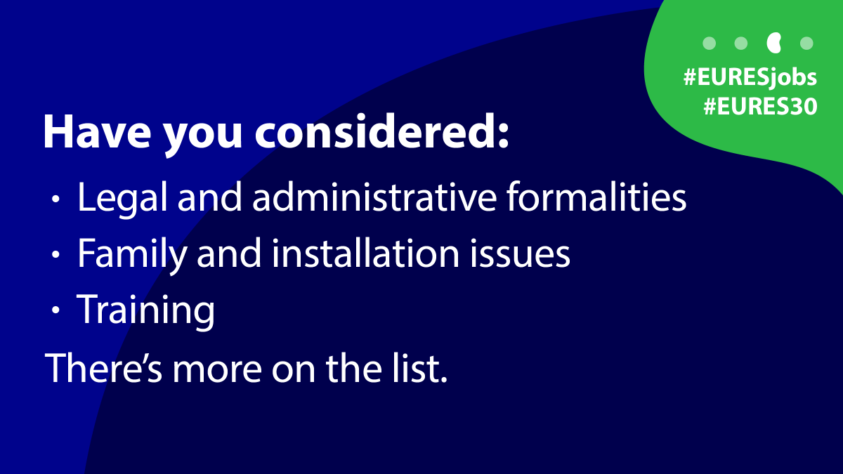 EURESJob's tweet image. Are you an #employer hiring talent abroad? 

The process has 3 key phases:
 ✅ Before hiring
 ✅ During the search
 ✅ After selection

You know the first two—now discover the third!

Learn more 👉  eures.europa.eu/employers/hint…

#EURES30 #EURESjobs
