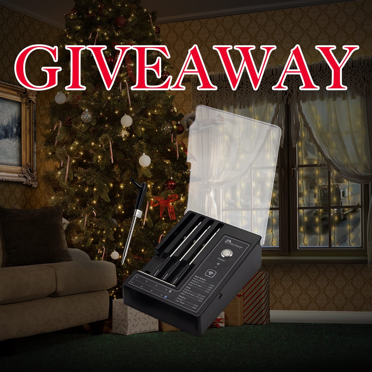🚨 12 Rays Of Christmas GIVEAWAY! | 5th Ray of Christmas 🚨 

On the 5th Ray of Christmas, recteq gave to me 8 Wireless Probes Sets! All you need to do to enter to win is: 
1. Click this link to be entered into the giveaway: bit.ly/3USsyLt
2. Share this post everywhere