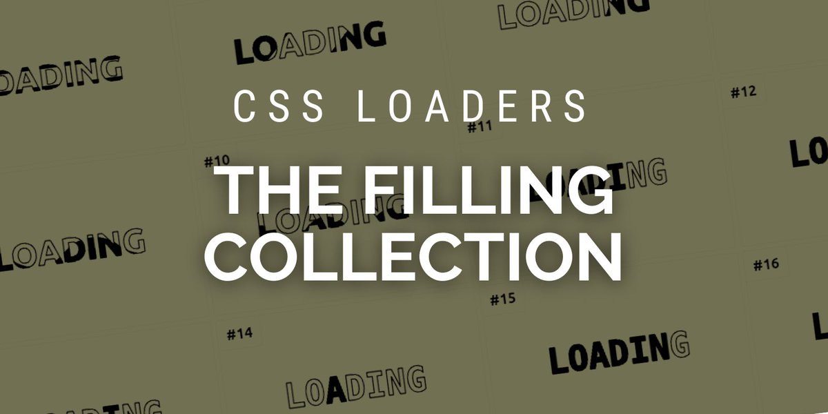 geekinccanada's tweet image. How to Create Filling CSS Loaders Using One Element ow.ly/aRFh50TVF0X #CSS #CSSLoader #CSSTips #HTML