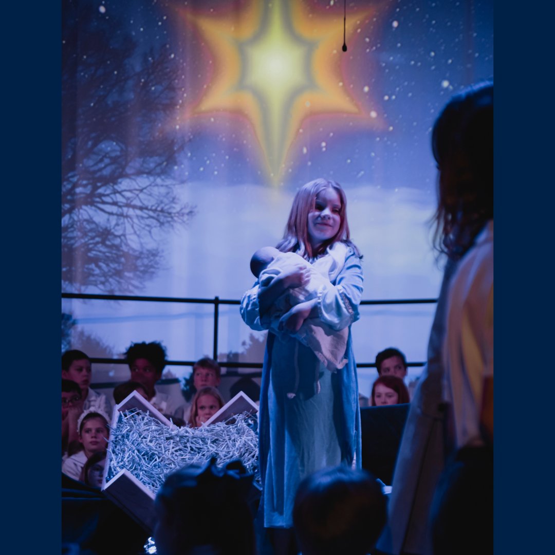 GenevaSchoolTX's tweet photo. Grammar School students presented their Christmas program last Friday. Students sang and told the story of our Savior's birth while fifth-grade students played roles in the Nativity. It was a beautiful celebration! Merry Christmas! https://t.co/DLBwi0OJCo