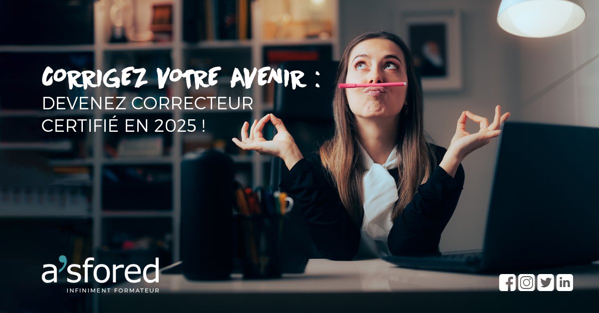 🎉 Grande nouvelle : le RS Correcteur : Corriger et relire des publications a été renouvelé ! ✍️

Cette certification reconnue est votre alliée pour garantir des publications impeccables et renforcer votre expertise dans un secteur en constante évolution.
tinyurl.com/certificationRS