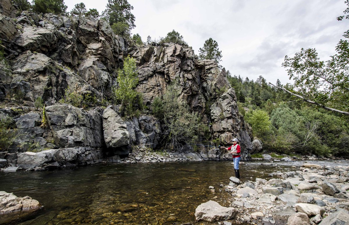 Thank you <a href="/SecDebHaaland/">Secretary Deb Haaland</a> and <a href="/Interior/">US Department of the Interior</a> for protecting 165,000 acres in New Mexico's Pecos watershed through a  2-year mining withdrawal. TCA is proud to have supported <a href="/TroutUnlimited/">Trout Unlimited</a> on this effort.

📷: Jim O'Donnell