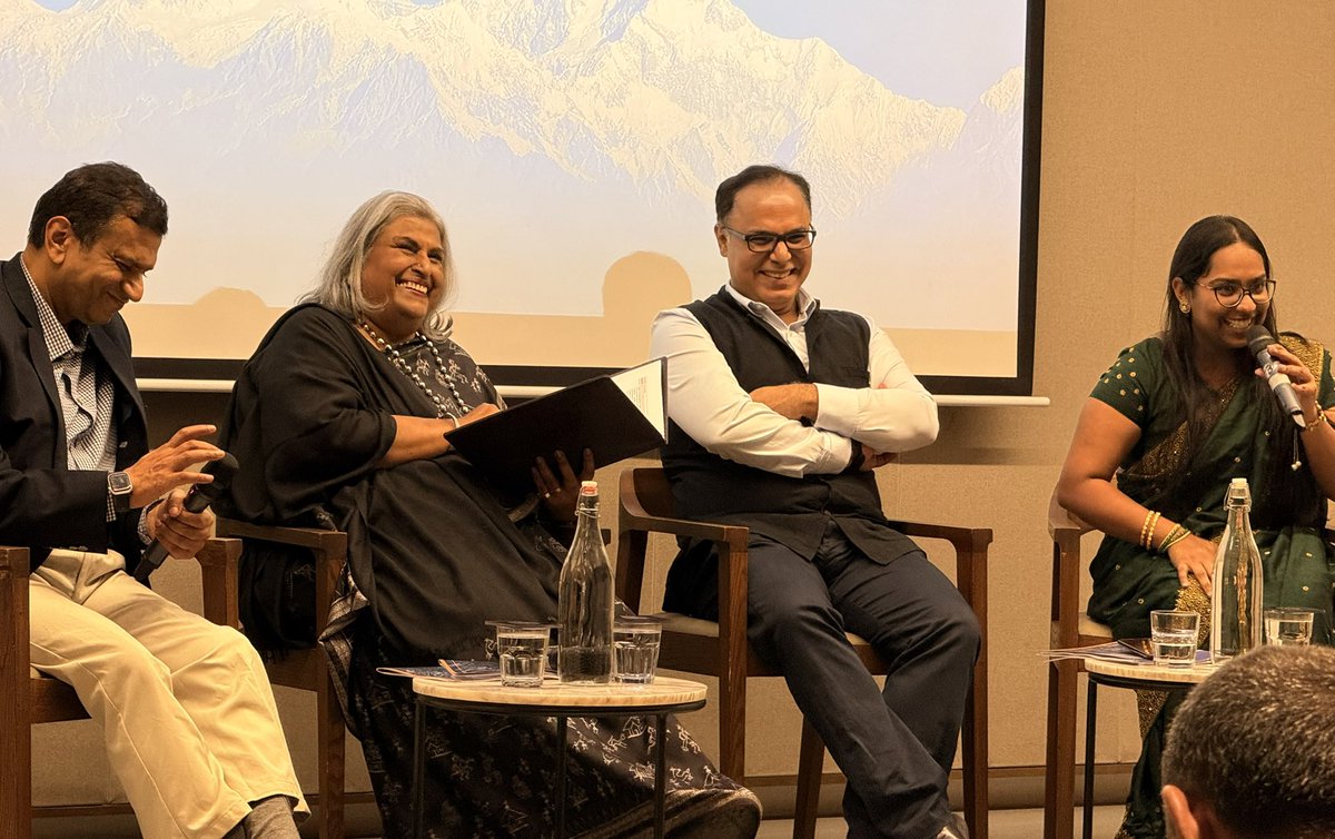 <a href="/theChinaDude/">Manoj Kewalramani</a> <a href="/lathareddy51/">Latha Reddy</a> That’s a wrap! The launch of ‘Pulse of the People: State of India-China Relations’ and the panel discussion on ‘A New Modus Vivendi with China’ brought forward key insights and engaging perspectives.

Thank you to everyone who joined us and contributed to the conversation. The