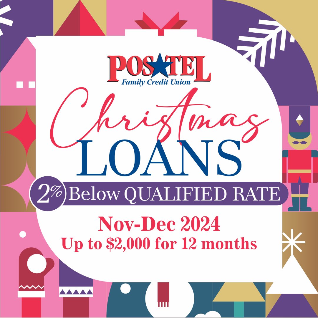 📣 If you need some last minute Christmas help, we have you covered! 🎁

This November-December, enjoy a Christmas Loan at 2% below the qualified rate! 
💵 Up to $2,000 for 12 months
📉 2% below the qualified rate

Apply today: 🌐 cx.page/01g968 • 👉 940-761-8600