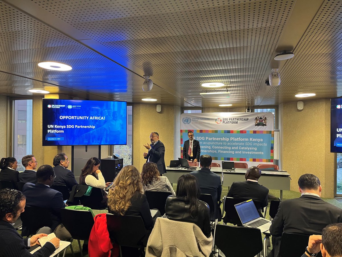 Driving impact with innovative finance!

At the <a href="/BBridgesCH/">Building Bridges</a> and <a href="/UNEP_FI/">UNEP Finance Initiative (UNEP FI)</a> Global Roundtable in Geneva, an interactive session showcased 🇰🇪 Kenya’s Development Impact Bond, supported by the Joint SDG Fund, as a scalable investment opportunity to tackle teenage pregnancy &amp; HIV/AIDS.