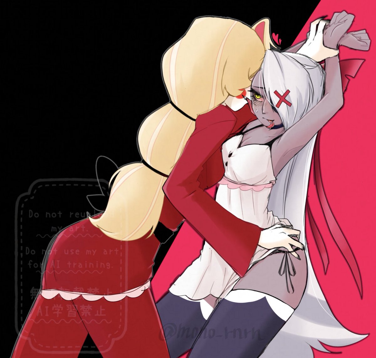 #chaggie #HazbinHote 🌈💗🎀