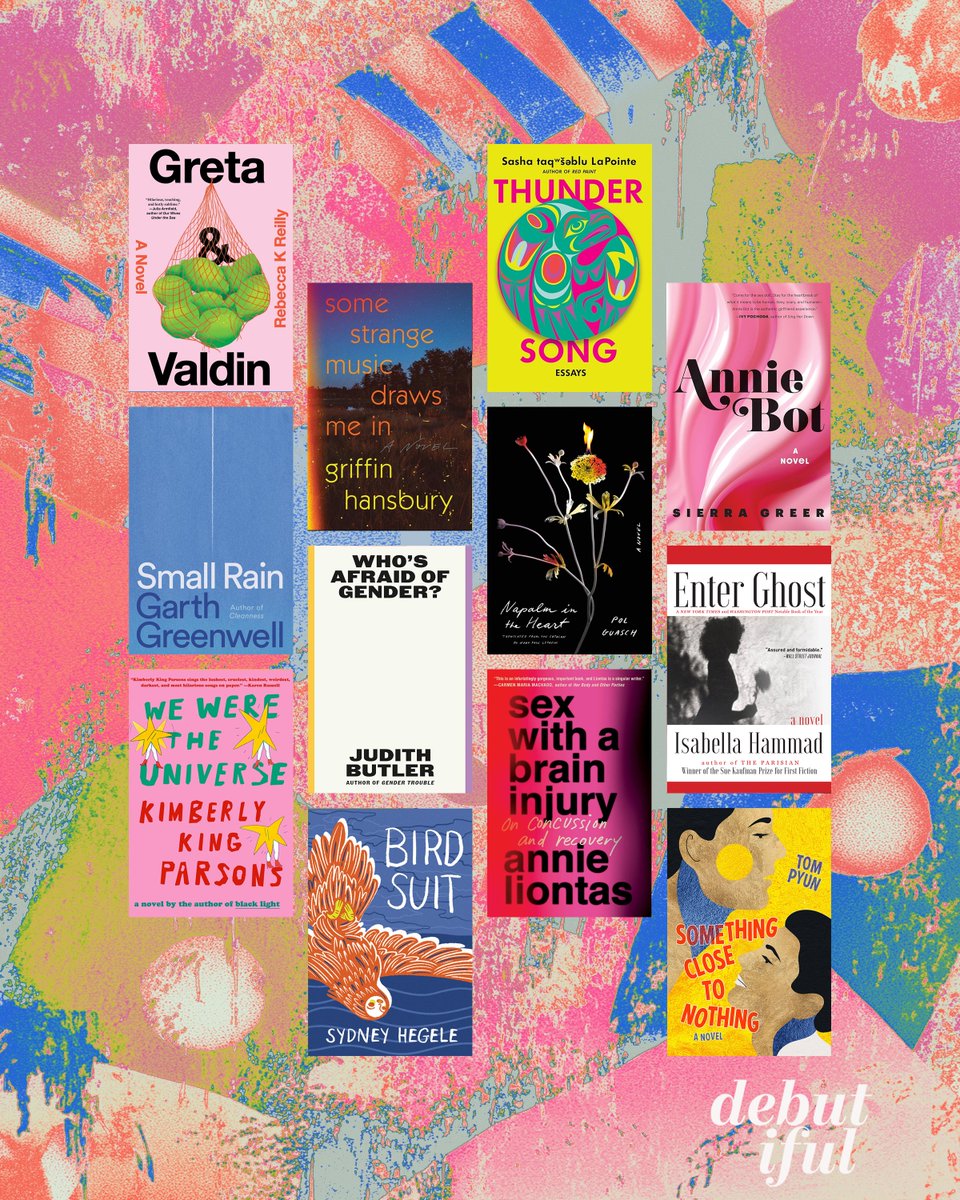 We asked 12 writers to share their favorite books read in 2024!

Check out their recs: debutiful.net/2024/12/17/12-… <a href="/AndresNOrdorica/">Andrés N. Ordorica</a> <a href="/ruthmadievsky/">Ruth Madievsky</a> <a href="/rubenwrites/">Ruben Reyes Jr.</a> @christinajcooke <a href="/vanjchan/">Vanessa Chan</a> <a href="/riggstah/">Mariah R</a> <a href="/RasheedNewson/">Rasheed Newson</a> <a href="/kyledillonhertz/">Kyle Dillon Hertz</a> <a href="/ReadAppalachia/">Read Appalachia</a> <a href="/RPMirabella/">Richard Mirabella🦌</a>