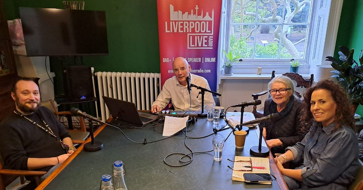 Barbara Murray ๐น (@cllrbmurray) on Twitter photo ...great #LiverpoolSpeaks live Christmas special <a href="/thereaderorg/">The Reader</a> yesterday...big thanks to everyone for making us so welcome... ๐๐๐#LiverpoolReads
<a href="/LiverpoolLiveRD/">Liverpool Live Radio</a> <a href="/RoyBasnett/">Roy Basnett</a> <a href="/EstelleMaher/">Estelle Maher:Author</a> <a href="/AnitaMarsland/">Anita Marsland MBE</a> <a href="/LivLitCycle/">LivLitCycle</a> ...great #LiverpoolSpeaks live Christmas special <a href="/thereaderorg/">The Reader</a> yesterday...big thanks to everyone for making us so welcome... ๐๐๐#LiverpoolReads
<a href="/LiverpoolLiveRD/">Liverpool Live Radio</a> <a href="/RoyBasnett/">Roy Basnett</a> <a href="/EstelleMaher/">Estelle Maher:Author</a> <a href="/AnitaMarsland/">Anita Marsland MBE</a> <a href="/LivLitCycle/">LivLitCycle</a>