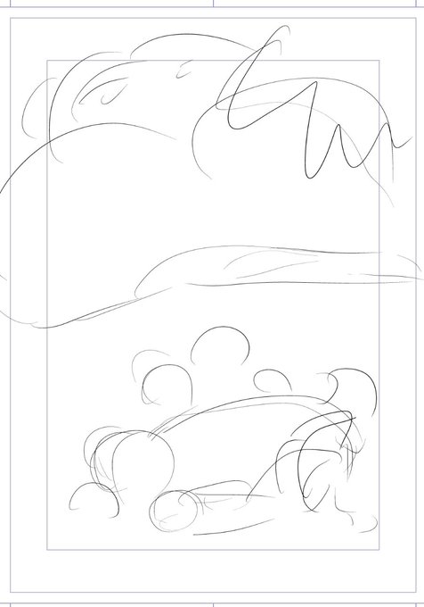 1年前に書いたこのネームから
当時思い描いていた完成形を読みとらなきゃいけない! 