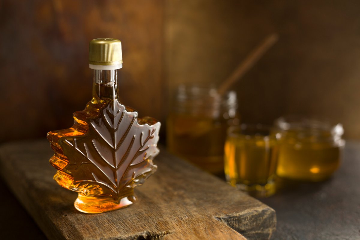Canada's tweet image. Holding space for #MapleSyrupDay today. As the world’s leading maple syrup producer, it should come as no surprise that Canada has a day dedicated to it! In 2022, we harvested a record 17.4 million gallons of syrup! What’s your favourite food to eat with maple syrup? 🍁