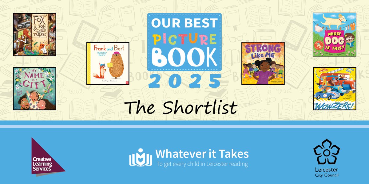 Leicester WiT (@leicesterwit) on Twitter photo Congratulations to all on the shortlist for this year’s Our Best Picture Book – an award for Leicester’s Y2 children! Leicester schools – get ready to launch this award soon! <a href="/OBrienPress/">The O'Brien Press</a>, <a href="/NosyCrow/">Nosy Crow</a>, <a href="/templarbooks/">Templar Books</a>, <a href="/PuffinBooks/">PuffinBooks</a>, <a href="/MacmillanKidsUK/">Macmillan Children's Books</a>, <a href="/KidsBloomsbury/">Bloomsbury Kids & YA UK</a>, #OBPBLeicester Congratulations to all on the shortlist for this year’s Our Best Picture Book – an award for Leicester’s Y2 children! Leicester schools – get ready to launch this award soon! <a href="/OBrienPress/">The O'Brien Press</a>, <a href="/NosyCrow/">Nosy Crow</a>, <a href="/templarbooks/">Templar Books</a>, <a href="/PuffinBooks/">PuffinBooks</a>, <a href="/MacmillanKidsUK/">Macmillan Children's Books</a>, <a href="/KidsBloomsbury/">Bloomsbury Kids & YA UK</a>, #OBPBLeicester