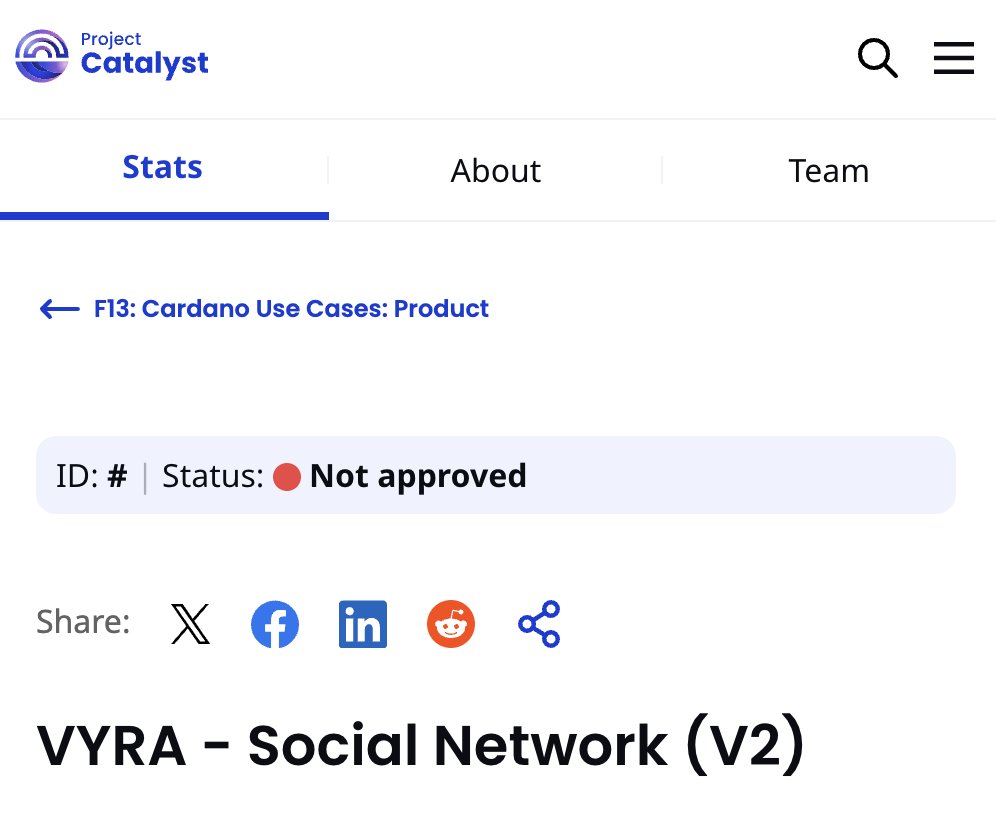 vyraio's tweet photo. Not approved for the second time!☹️ 
We keep building🫶 #cardano #cardanocommunity https://t.co/qyIDhTiNQb