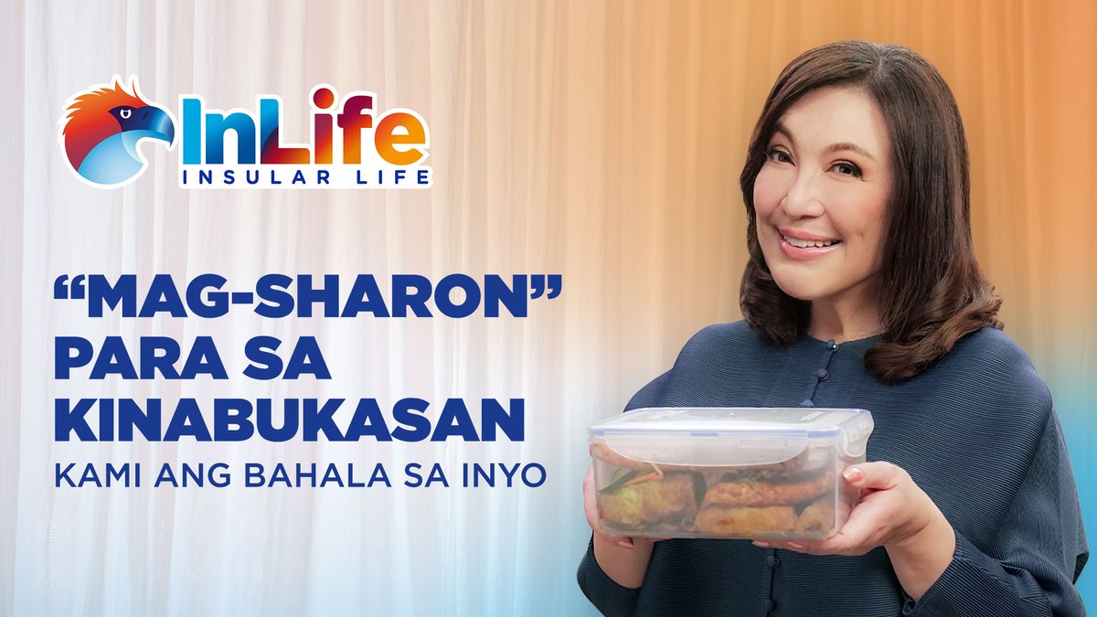 InLifePH's tweet photo. 'Wag puro lechon lang, financial security din! Catch @sharon_cuneta12 as she shares her best-kept secrets — tips for securing your future. #MagSharonParaSaKinabuksan today!

WATCH:  https://t.co/T89hueUgLG

For a secure future, #KamiAngBahalaSaInyo: https://t.co/5cep8iWbqo https://t.co/d5hCCpvSg0